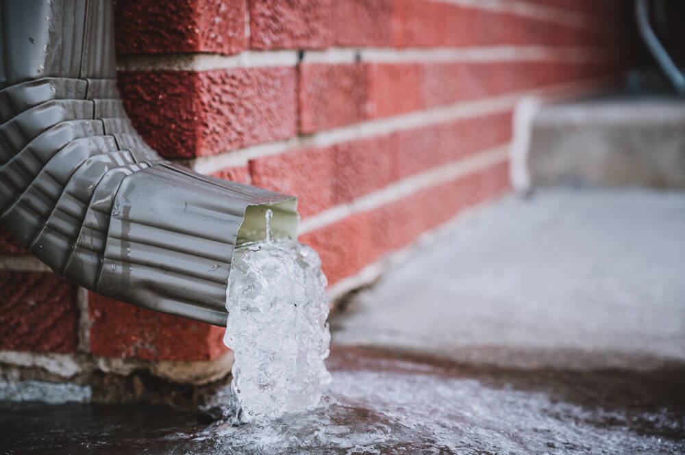 Potential,Damage,To,Rain,Gutters,From,Ice,Blockage
